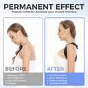 Posture Corrector for Women and Men, Back Brace Adjustable Upper Posture Support, Back Support, Comfortable Back Straightener Support for Clavicle Support, and Providing Pain Relief from Neck (Large)