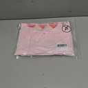 Valentine Day Shirt Women Leopard Love Heart Print T-Shirt Teachers Valentines Short Sleeve Tee Tops (Pink, XL)