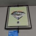 Umbra Phantom 8x10" Metal Wall-Mount Picture Frame, Floating Style, Black