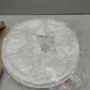 Fabric lamp shades,Lamp shades set of 2, boho lamp shade,linen lamp shade,10" Top x 14" Bottom x 10.5" High(Spider),blue lampshades for floor lamps,living room lamp shades set of 2 (white)