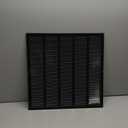 Repa Market Black Air Vent Cover 20" x 20" Inch (Outer Dimensions) - Steel Return Air Grilles - for Ceiling and Sidewall - HVAC - with Protection Screen (19.68" x 19.68" Inch)