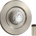 Satin Nickel Shower Trim Kit, Compatible with Moen T470 31661SN Chateau Series Shower Trim Kit and Tub/Shower Trim, for Moen 1225 Trim Kit, Includes Escutcheon, Tubes, Shower handle and Screws