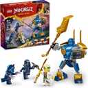 LEGO NINJAGO Jays Mech Battle Pack Adventure Toy Set for Kids, with Jay Minifigure and Mech Figure, Creative Ninja Gift for Boys and Girls Aged 6 Years Old and Up, 71805