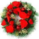 Christmas Wreath Xmas Garland Christmas Tree Door Decor Ornament