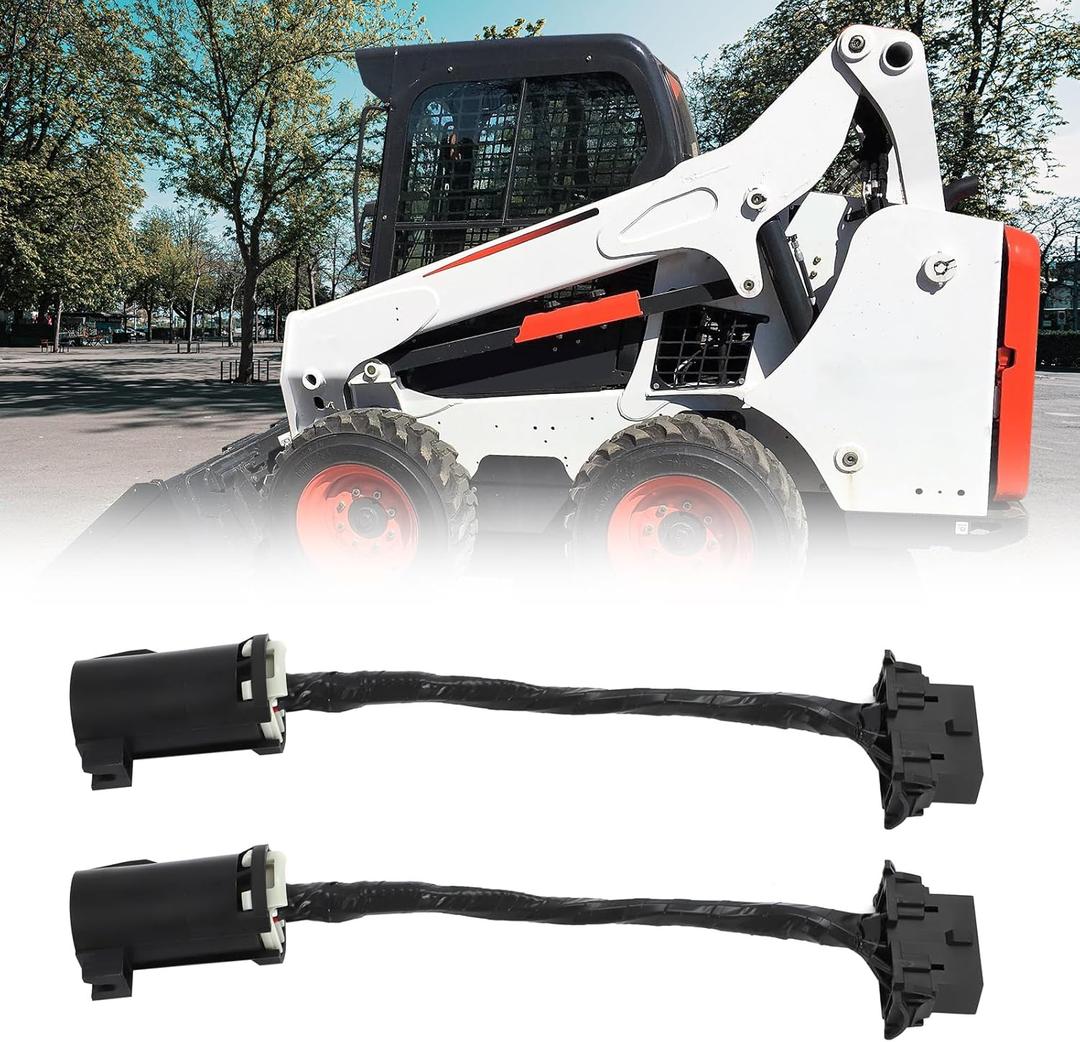 OBD2 Diagnostic Adapter Compatible with Diagnostic Service Analyzer v90, OBD2 Diagnostic Tool Cable Connector Harness for Bobcat, 2Pcs Black