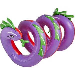 Swimline Two Headed Curly Serpent Pool Float