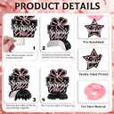 40th Birthday Decorations - 12 PCS Rose Gold Happy 40th Birthday Banner 40th Hanging Swirls Streamers Surprise 1986 Honeycomb Centerpieces Table Decorations for Birthday Party Supplies Favors