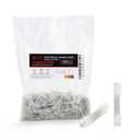 HKS 500 PCS White Heat Shrink Butt Connector 26-22 AWG - Electrical Connectors - Tinned Red Copper 0.5mm - Automotive Marine Stereo Boat Crimpr - Waterproof and Insulated