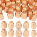 Geelin 50 Pcs Mini Hedgehog Resin Figurine Bulk, Miniature Animal Figures Hedgehog Ornaments for DIY Fairy Garden Cake Toppers Moss Landscape Decor 5 Styles