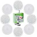 8 Pack Steam Mop Replacement Pads for Shark S8001 S7001 S7201 S7000AMZ S8201 Steam and Scrub Mop Pads Repeatedly Washed for All Floors Cleaning