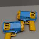 JONEG Toys for 3-8 Year Old Boys Girls: 2 Pack Bubble Machine for Kids with Bubble Solution, Gifts for 3 4 5 6 7 8 Years Old Boy Birthday Toy for Kid Toddlers Ages 4-6 Outdoor Wedding Bubbles Wands (Blue+blue)