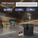 HVAC Diffuser Scent System Whole House - 6000 Sq Ft,Metal,Ultra Quiet,Safety Lock,Bluetooth App,Hotel Commercial Collection Diffuser Machine - Black