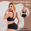 Minimizer Bras for Women Wireless Sports Bras with Support Comfortable Smoothing Everyday Bra (32C-46DD)