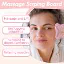 Silicone Gua Sha Tool for Face & Body  Massage & Lift, Acupressure Points Relief, Muscle Relaxation, Dampness Removal  Reusable & Easy Clean for Neck, Nose, Forehead