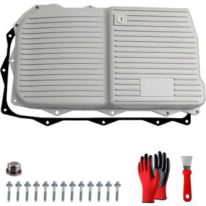 265-850 Upgraded aluminum Oil Pan 8 Speed Automatic Transmission with Magnetic Drain Plug &Gasket&Filter fit for Ram 1500 2500 3500 & Jeep Grand Cherokee & Dodge Charger, Charger & Chrysler 300