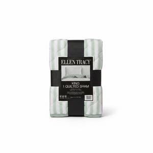 Standard 1 Quilted Sham 20x36 100%Polyester green