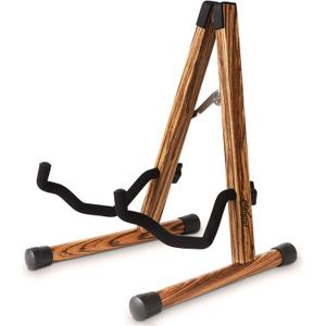 SNIGJAT Wood Guitar Stand, Acoustic Guitar Stand with Padded Foam, Classical Electric Guitar Stand, A-Frame Folding Bass Guitar Display Stand Compatible with Cello, Mandolin, Bass, Banjo, Ukulele