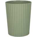 JiatuA Small Trash Can Plastic Wastebasket Round Garbage Container Bin for Bathroom, Kitchen, Bedroom, Home Office, College Dorm, Green