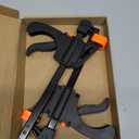6 Inch Bar Clamps for Woodworking, 2 Pcs Trigger Quick Grip, Mini Clamps for Wood Gluing