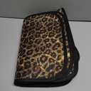 Generic Car Foot Mat Sparkling Leopard Non-Slip Carpet Mats for Cars & Trucks,Decorative Front & Rear Vehicle Foot Rugs,4-Piece Car Floor Mat Set (Leopard)