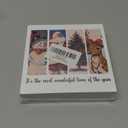 Christmas Decorations, Funny Black Cat Christmas Decorations Indoor, Xmas Tree Wooden Box Sign Gifts for Friends Family Coworkers Home Shelf Bedroom Living Room Office Halloween Desk Decor