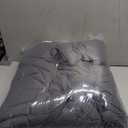 Bedsure Comforter Duvet Insert - Quilted Comforters Queen Size, All Season Duvet, GentleSoft Down Alternative Bedding, with 8 Tabs, Gifts for Women/Men, Grey, Queen 88 x 88 Inches