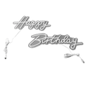 LED Birthday Neon Light USB Powered Dimmable Decorative Happy Birthday Neon Sign Party Home 5V