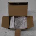 Heavy Duty Stainless Steel Towel Hooks, Wall Mounted Square Robe Hooks for Bathroom, Kitchen, Bedroom, Hotel Brushed Nickel 2 Pack