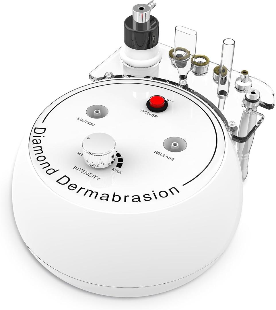 Diamond Microdermabrasion Machine,Mcwdoit 3 in 1 Dermabrasion Facial Machine for Exfoliation & Blackhead Removal,Home Spa Use Facial Skin Care Device