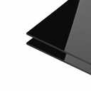 KAITELA Black Acrylic Sheet 18" x 24" Cast Plexiglass Panel 1/8" Thick (3mm) Plastic Board for Craft Project, Laser Cutting, Photography, Sign, Pack of 2