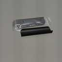 goldenwarm 10 Pack Black Cabinet Handles 5 Inch Finger Pulls for Cabinets Black Edge Pulls for Dresser Drawers Modern Kitchen Hardware, Aluminum Alloy (Hole Center:128mm(5in))