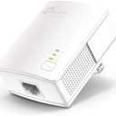 TP-Link AV1000 Powerline Ethernet Adapter - Nano Size, Gigabit Port, PlugPair&Play, Ethernet Over Power, Power Saving Mode, Network Adapter,