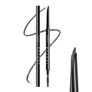 Microblading Eyebrow Pencil,Eyebrow Retractable Definer Pencil,Angled Precision Tip,0.1MM Ultra Slim Eyebrow Makeup,Long-Lasting Waterproof,Smudgeproof (02 LIGHT GREY, 1 Pack)