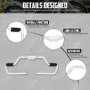 Highway Engine Guard Crash Bar Protector Fit for Harley Softail Breakout Street Bob Fat Boy Fat Bob Low Rider Heritage FXBR FXFB FXLRS 2018-2024 (Chrome)