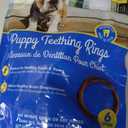 N-Bone Puppy Teething Ring, Chicken Flavor, 6 Count bag (EXP 08/01/26)