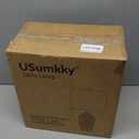 24 inch Vintage Ceramic Table Lamp with 5FT Cord - Single Farmhouse Rustic Bedside Lamp with Natural Textured Finish, Nightstand Lamps for Living Room, Bedroom, End Table Beige