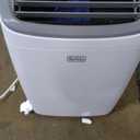 BLACK+DECKER Portable Air Conditioner, 9,000 BTU (5,300 BTU SACC) for Rooms up to 400 Sq. Ft., Portable AC with Follow Me Remote Control and Window Kit, BPACT08WT, White
