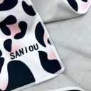 2 x Magic Self-Adhesive Cosmetic Makeup Storage Bag for Travelling, Protectable Travelling Organizer, Easy-Packing Cosmetic Bag Magic Patch Cloth, Camera Lens Protection Wrap, Camera Bag, (Pink Leopard)