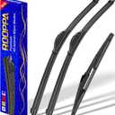 3 Wipers Replacement for 2014-2021 Jeep Cherokee, Windshield Wiper Blades Original Equipment Replacement - 26"/18"/14" (Set of 3) U/J HOOK