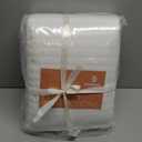 Oversized Queen Quilt Set102"x106" Soft Washed 3-Layer Lightweight Bedspread with Multi-Lock Quilting,Minimalist Nordic Bedding,All-Season Quilt Set for Spring & Summer,(1 Quilt + 2 Shams)Cream White