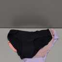 MISSWHO Seamless Womens Underwear Bikini No Show Soft Comfortable Invisibles Briefs Low Rise Hipster Panties 6 Pack (Small)