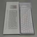 Bluetooth Keyboard and Mouse for Mac, Rechargeable, Mini Size, Ultra Slim, Quiet Typing, 4 Level DPI, Wireless Keyboard and Mouse Compatible with Mac, iPad, iPhone, MacBook Air/Pro