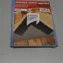 Rug Carpet Non Slip Grippers, Reusable Double Sided Carpet Tape Pads, Strong Adhesive Grippers for Area Rugs, Keep Corners Flat, No Damaging for Floor Removable,16Pcs