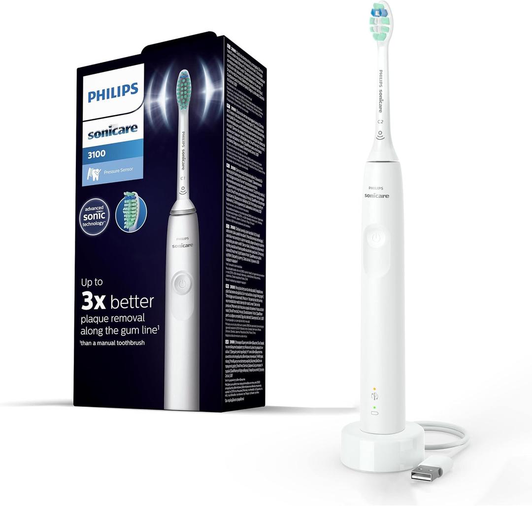 Philips Sonic Electric Toothbrush 3100 Series HX3671/13 White