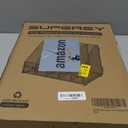 SUPEASY Desk Organizers Metal Desk Magazine File Holder with 16''x12''x12'' 5 Vertical Compartments Rack File Organizer for Office Desktop, Home Workspace, Black Plus (Large)