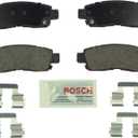 BOSCH BE883H Blue Ceramic Disc Brake Pad Set With Hardware - Compatible With Select Buick Enclave, Rainier; Cadillac XTS; Chevrolet Trailblazer, Traverse; GMC Acadia, Envoy; Saturn Outlook +More; REAR