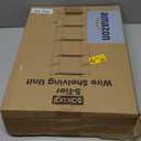 Storage Shelves - 5-Tier Large Capacity Shelf Organizer with Hooks, Heavy-Duty Garage Shelving with Leveling Feet, Wobble-Free Rack for Bedroom, Balcony, Garage, 18.1"12.4"56.8", Black