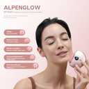 VRAIKO AlpenGlow Electric Gua Sha Device, Rose Quartz Gua Sha Facial Tools with Heat and Vibration, Gua Sha Face Massager for Lymphatic Drainage, Lift, Puffiness, Rejuvenation Natural Glow (Rose Gold)