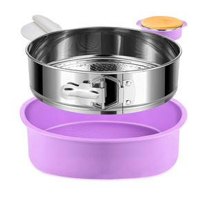 304 Stainless Steel Springform Pan 9 Inch Nonstick, Leakproof Cheesecake Pan with Removable Bottom, 9 Spring Form Pans for Cheesecake with Protector, 9 Inch Springform Cake Pans with 50Pcs Parchment