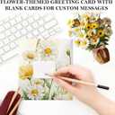 Daisy Paper Pop Up Flower Cards for Women, 3D Popup Greeting Card, Birthday Christmas Anniversary Cards, Paper Flower Bouquet Gift for Daughter Wife